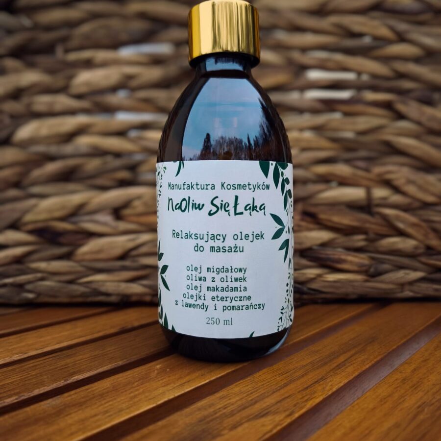 Relaksujący olejek do masażu lawendowo-pomarańczowy