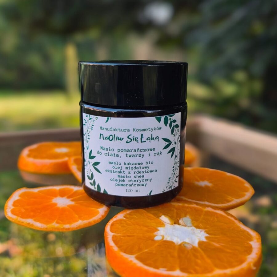 Masło pomarańczowe do ciała, twarzy i rąk
