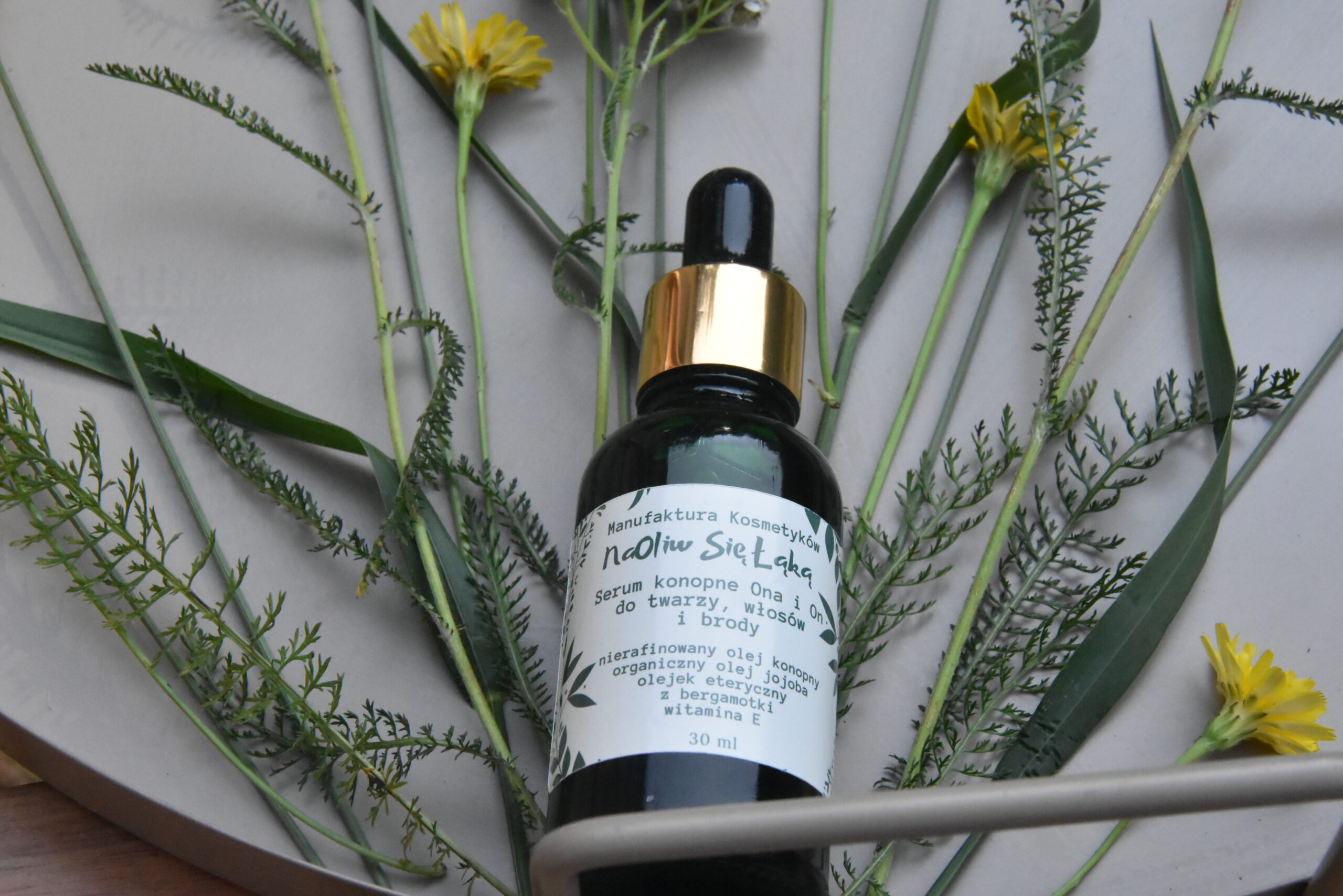 Serum konopne - Ona i On, do twarzy, włosów i brody